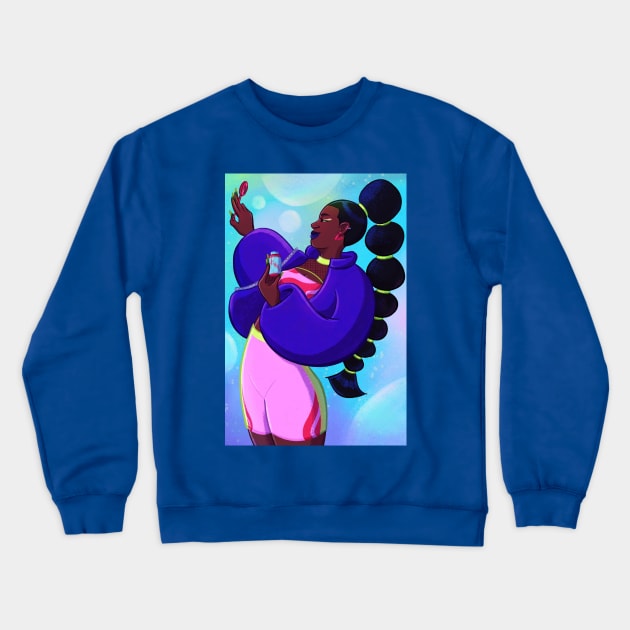 Summer Bubble Fun Crewneck Sweatshirt by KeishaOak